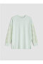 Green Soft Touch Oversize Women's Sweatshirt Tunic - 5