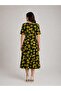 Wide Short-Sleeved Printed Women's Dress - 2