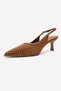 Uvien Tan Suede Women's Heeled Shoes - 6
