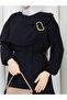 Women's New Season Aerobin Fabric Cape Detailed Double Set - 4