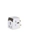 3 Way Universal Adaptor ES1496, Multi-Port Universal Power Adapter, Global Compatibility - 4