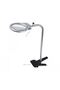 2.5x90 Mm 5x24 Mm Magnifying Glass , Tabletop Magnifying Glass with Latch Metal Hose