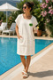 Hooded Towel Poncho Women's Sea and Pool Beach Dress