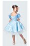 Girl's Rose Detailed Tulle Evening Dress - 2