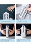 2 in 1 Ice Cube Tray with Lid – Portable 17 Compartment Ice Cube Maker Box, Creative Ice Hockey Style Ice Mold - 6