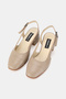 Women's Mink Genuine Natural Leather Thick Heel Shoes with Open Back, Sizes 33-34-41-42 - 2