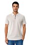 Ar-Ma Men's Polo Collar T-Shirt Without Print Basic Collar Zippered Knitted Fabric Regular Fit 100% Cotton 30/1 Çi - 3