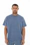 Ar-Ma Men's Crew Neck Sweatshirt Basic Without Print Without Pockets Short Sleeve Oversize Diagonal 2 Thread Y253