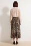 Women's Maxi Chiffon Skirt Zebra Patterned a Line Cut Lined Ruffle Detailed Comfortable Casual Modern Stylish - 5