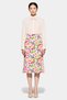 Women's Large Size Midi Skirt Floral Pattern Chiffon Fabric Flexible Waist Comfortable Cut Daily Modern Stylish Elegant - 4