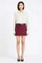 Women's Plus Size Mini Denim Skirt High Waist Pencil Cut 100% Cotton Belt Detailed Casual Comfortable Stylish - 4