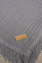 100% Cotton Natural Textured 4 Layer Muslin Baby Blanket - 3