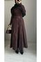 Women's Skirt Long Lined Crinkled Skirt - 5
