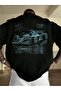 Unisex Oversize Formula Racing Car T-Shirt Black - 2