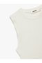 Crew Neck Sleeveless Knitwear Sweater - 5