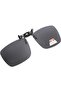 Small Latch Polarized Sunglasses Clip on Eyeglasses Flip up Lightweight Mechanism Epk21
