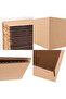 Pack of 10 Brown Cardboard Moving Boxes 45x32x23cm, 3 Ply Corrugated Cartons, Recyclable Packaging Boxes for Shipping, Moving & Storage - 5