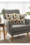 2 Pcs) Punch Embroidered Cushion Cover with Tassels 43X43Cm
