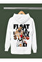Muhammed Ali̇ Printed Cotton Long Sleeved 3-Yarn Hooded Rock Sweatshirt