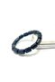 Certified Obsidian Cylinder Cut Natural Stone Bracelet - 3