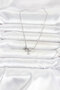 Chain Silver Color Bow Model Women's Necklace - Ebj260612W43960 - 2