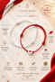 Turkey National Team Hearted Red and White Fan Bracelet Adjustable Handmade Macrame - 5