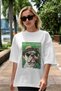 For Dog Lovers 67 Front Dog Printed White Oversize T-Shirt 100% Cotton Unisex Dog Lover Premium Design - 5