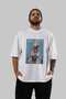 For the Love of Dogs 40 Dog Printed White Oversize T-Shirt 100% Cotton Unisex Dog Lover Premium Design - 6