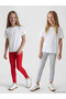 Nevavm Girls' Baby Leggings with Elastic Waist, Pack of 2 - 4
