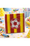 Yellow-Red Birthday Set for 8 People (Plate-Cup-Napkin-Corn Box-Toothpick-Banner) - 6