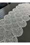 French Lace Luxury Tulle Guipure Chic Single Runner 50X140 cm - 4