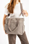 Ten Women's Large Size Waterproof Crossbody and Shoulder Strap Bag with Compartments - 4