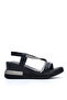 Bln 310 Sandals with Stone Band Detail and Elastic Ankle Strap - 2
