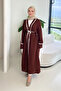 Ibiza Ribbed Muslin Kimono - Brown