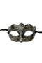 Masquerade antique grey silver distressed mask ball venetian - 5