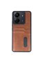 Xiaomi Redmi 13C Compatible Case Sara Leather Case with Business Card Holder - Tan - 5