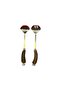 Kutusunda German Signal Solingen Deer Antler Handle Salad Serving Set 27 cm Tall - 4