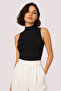 Women's 3-Piece Stand Collar Sleeveless Cotton & Modal Stretchable Basic Undershirt - 3-Piece Advantage Pack - 2