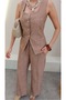 Belden Tie-Up Vest and Pants Set - 4