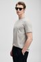 111020321 Bran Modern Graphic T-Shirt T-Shirt Men's T-Shirt Beige - 3