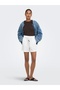 Onlswar Thyra Pull up Shorts Wvn Women's White Shorts - 15378514 - 3