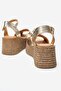 Liam Women's Genuine Leather Sandals Gold - 3