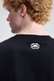 Stance Loose Fit Crew Neck Printed Embroidered 100% Cotton Men's Black T-Shirt - 5