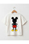 Children's Oversize T-Shirt with Front and Back Printed Character Theme, 100% Cotton Unisex T-Shirt - 2