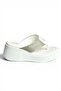 Y973525309 White Stone Detailed Flip Flops with Thick Sole for Women - 5