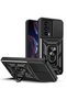 Xiaomi Poco F5 Pro Case Ultra Protective Sliding Vega Cover with Magnetic Ring Stand