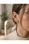 Brass Gold Color 6-Piece Women's Earring Set - 3