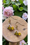 Miyuki Bead Handmade Bee Earrings - 2