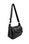 Imported Washed Leather Multi-Compartment Adjustable Strap Lined Daily Use Women's Shoulder - Crossbody Bag - 2