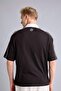 100% Cotton Boxy Fit Printed Short Sleeve Polo Brown T-Shirt H7490Ax26Hs - 5